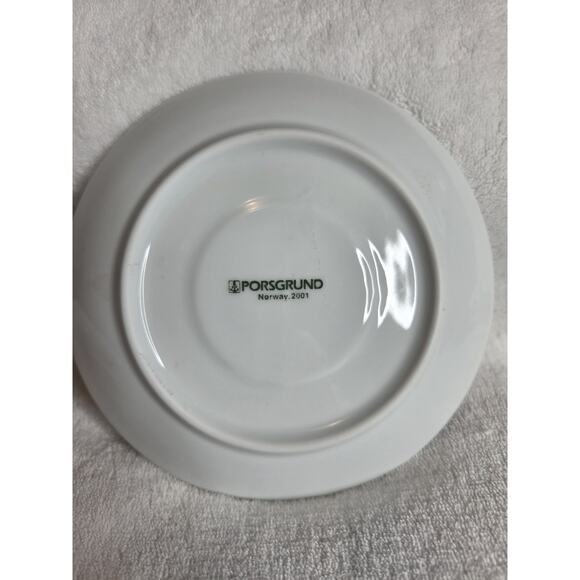 Barista Cup & Saucer Portsgrund Norway Cappuccino Set Porcelain - Picture 3 of 8